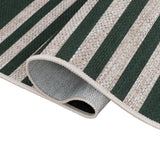 Penny Pinstripe Non-slip Machine-washable Area Rug