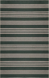 Penny Pinstripe Non-slip Machine-washable Area Rug