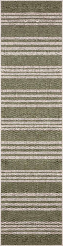 Penny Pinstripe Non-slip Machine-washable Area Rug