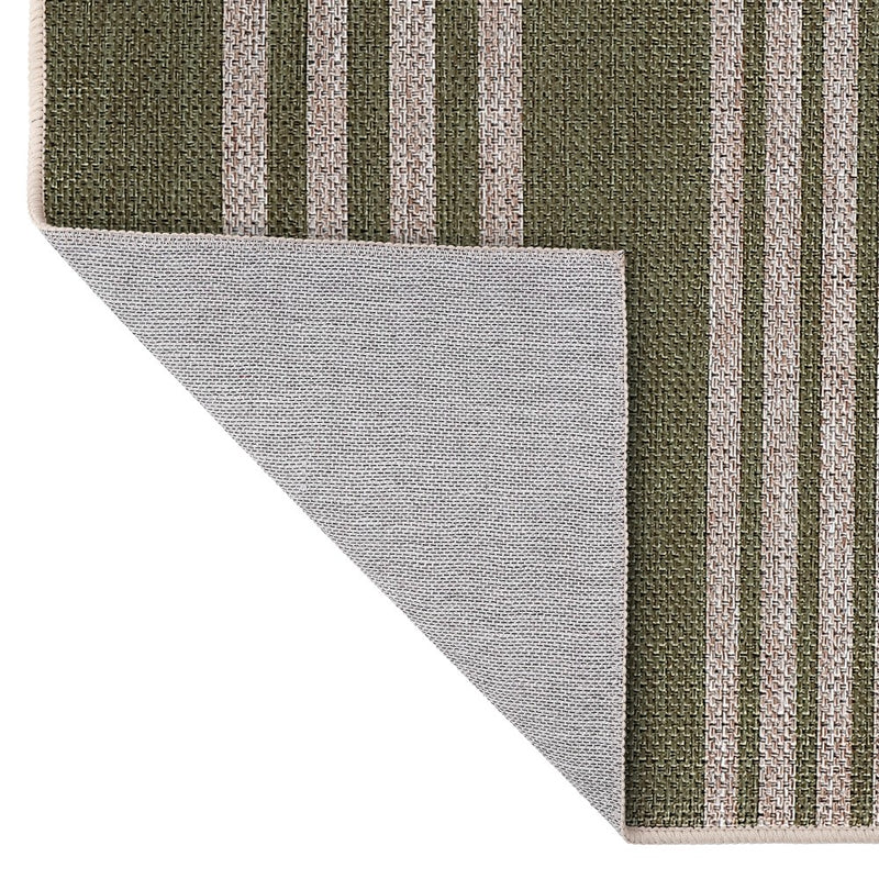 Penny Pinstripe Non-slip Machine-washable Area Rug