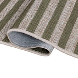 Penny Pinstripe Non-slip Machine-washable Area Rug