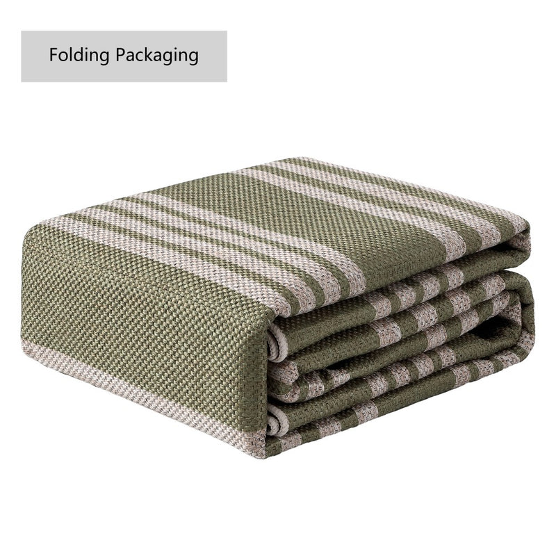 Penny Pinstripe Non-slip Machine-washable Area Rug