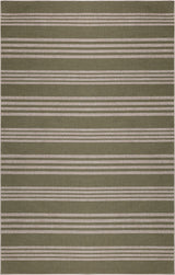 Penny Pinstripe Non-slip Machine-washable Area Rug