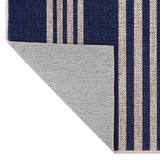 Penny Pinstripe Non-slip Machine-washable Area Rug