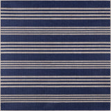 Penny Pinstripe Non-slip Machine-washable Area Rug