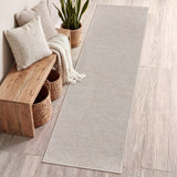 Placid Solid Non-slip Machine-washable Area Rug