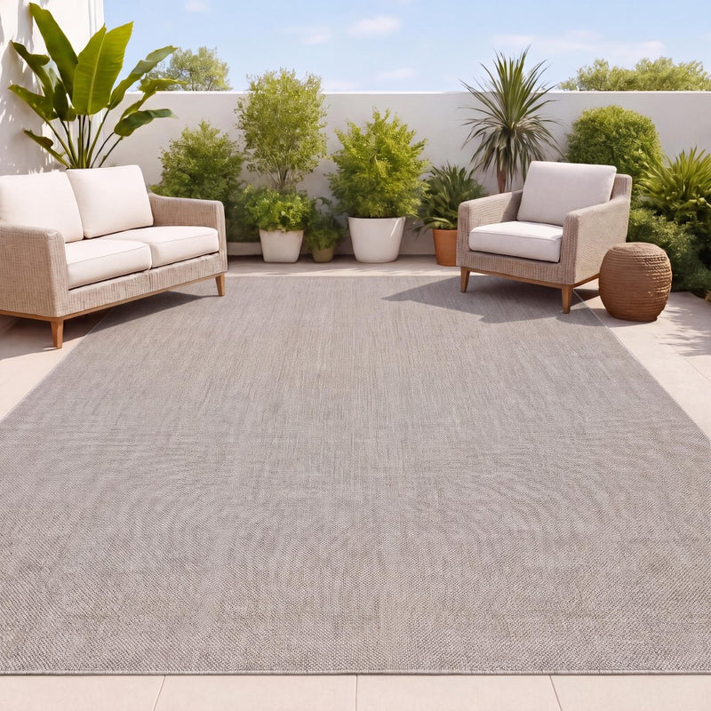 Placid Solid Non-slip Machine-washable Area Rug
