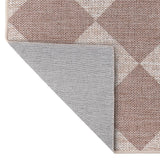 Evoke Diamond Non-slip Machine-washable Area Rug