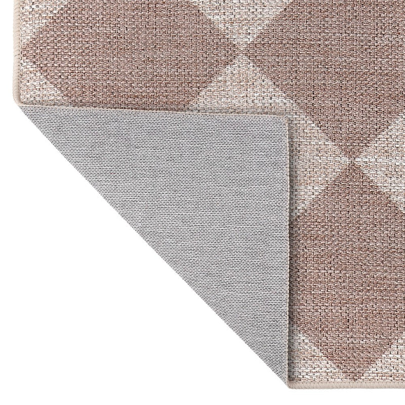 Evoke Diamond Non-slip Machine-washable Area Rug