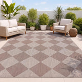 Evoke Diamond Non-slip Machine-washable Area Rug