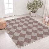 Evoke Diamond Non-slip Machine-washable Area Rug