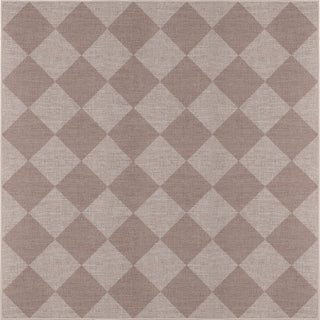 Evoke Diamond Non-slip Machine-washable Area Rug