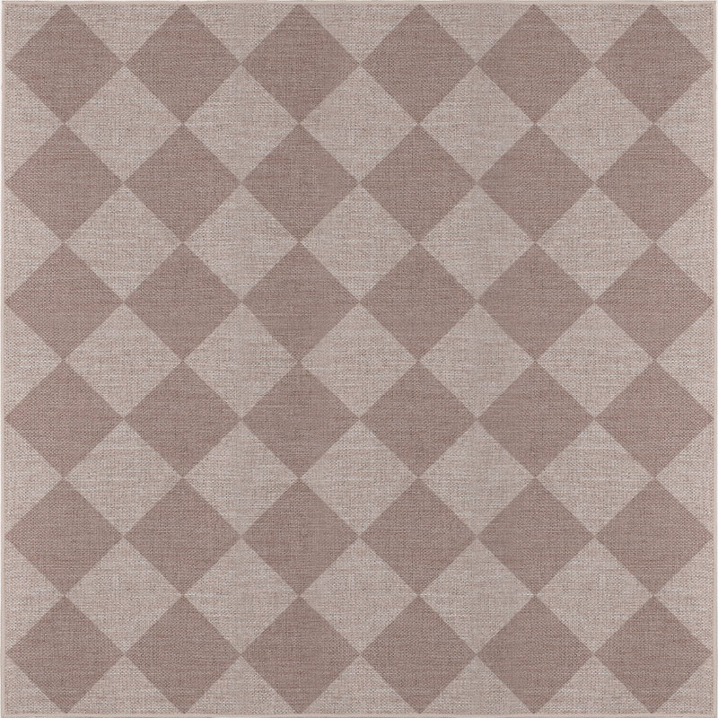 Evoke Diamond Non-slip Machine-washable Area Rug