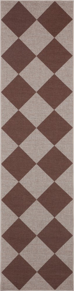 Evoke Diamond Non-slip Machine-washable Area Rug