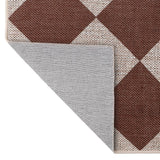 Evoke Diamond Non-slip Machine-washable Area Rug