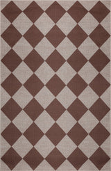 Evoke Diamond Non-slip Machine-washable Area Rug