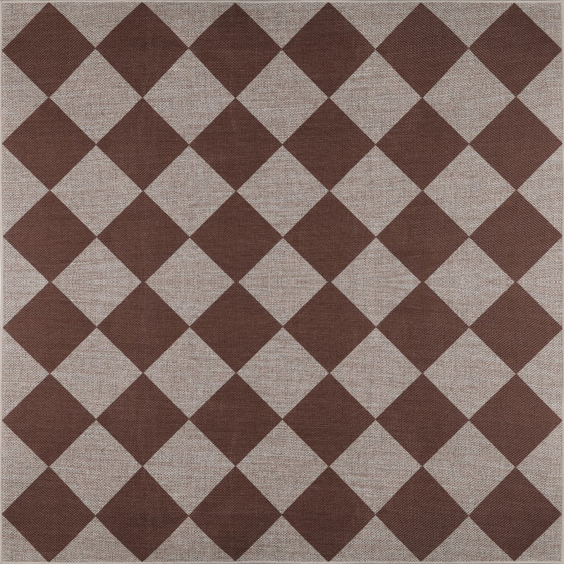 Evoke Diamond Non-slip Machine-washable Area Rug