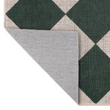 Evoke Diamond Non-slip Machine-washable Area Rug