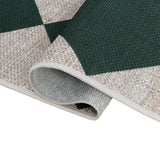 Evoke Diamond Non-slip Machine-washable Area Rug