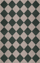 Evoke Diamond Non-slip Machine-washable Area Rug
