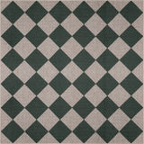 Evoke Diamond Non-slip Machine-washable Area Rug