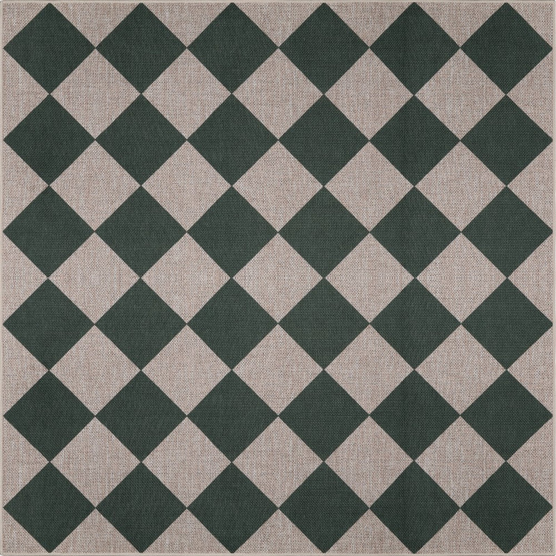 Evoke Diamond Non-slip Machine-washable Area Rug