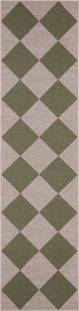 Evoke Diamond Non-slip Machine-washable Area Rug