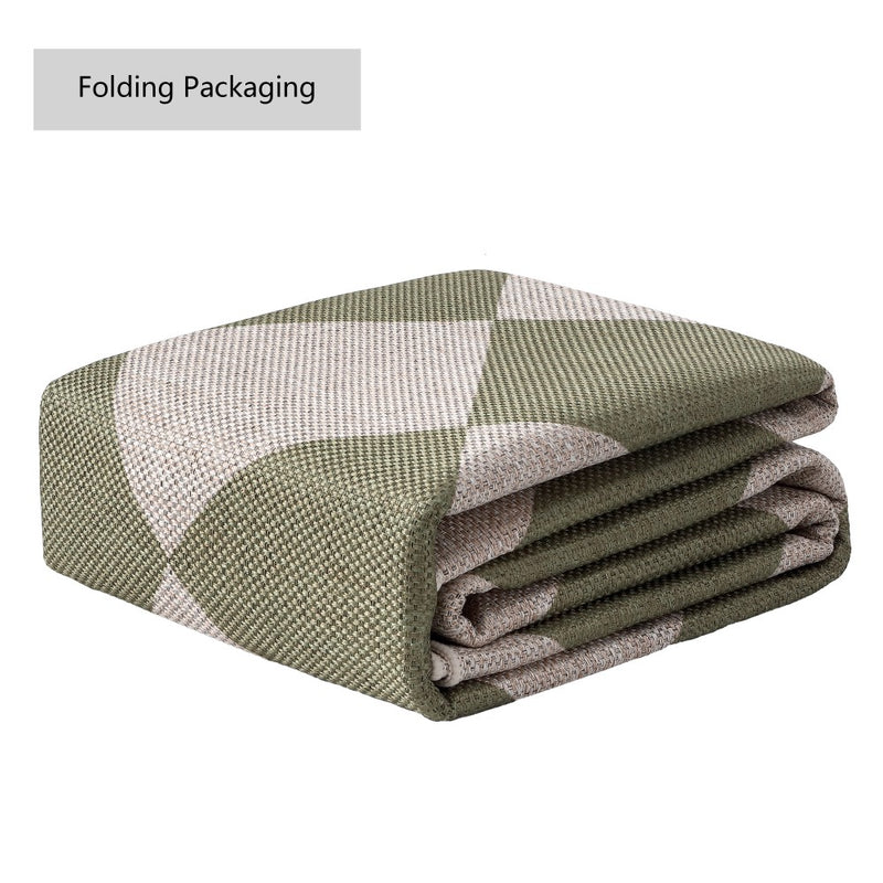 Evoke Diamond Non-slip Machine-washable Area Rug
