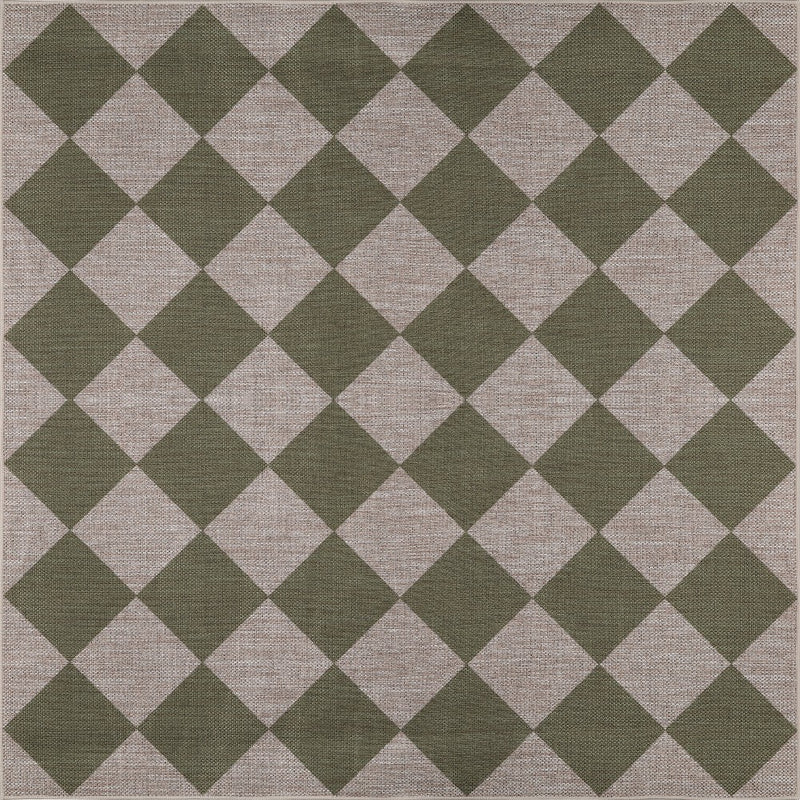 Evoke Diamond Non-slip Machine-washable Area Rug