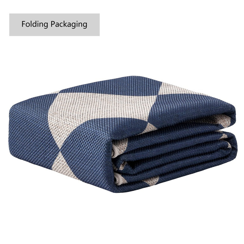 Evoke Diamond Non-slip Machine-washable Area Rug