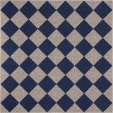 Evoke Diamond Non-slip Machine-washable Area Rug