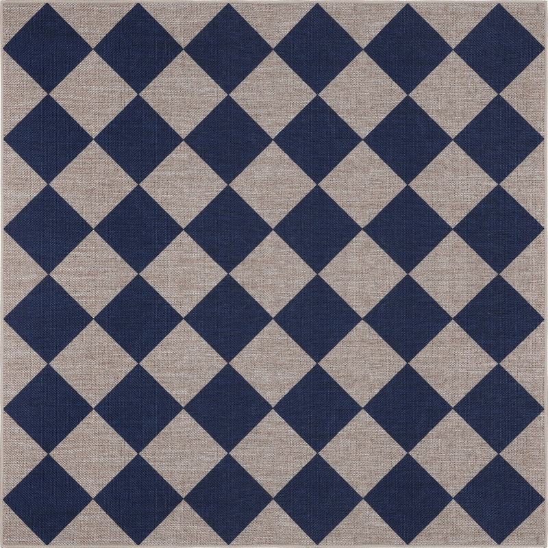 Evoke Diamond Non-slip Machine-washable Area Rug