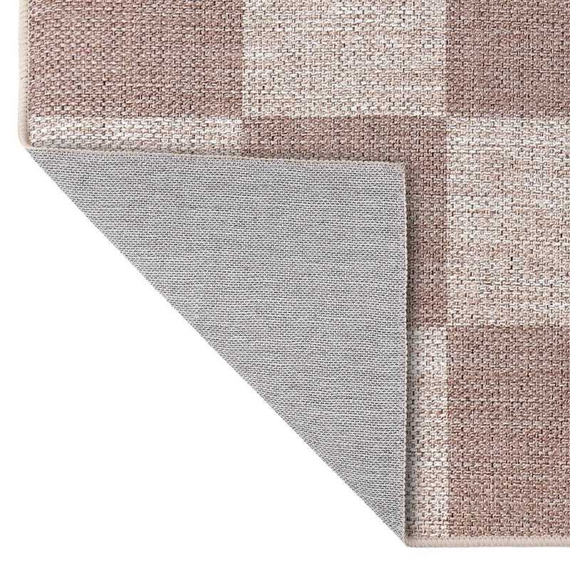 Rook Checkerboard Non-slip Machine-washable Area Rug