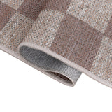 Rook Checkerboard Non-slip Machine-washable Area Rug