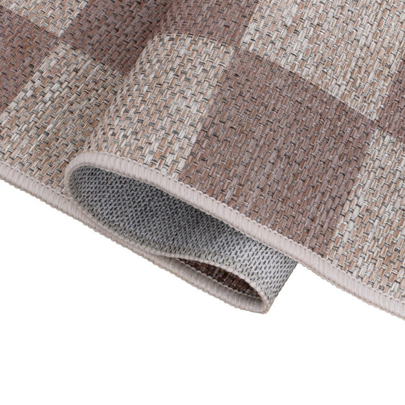 Rook Checkerboard Non-slip Machine-washable Area Rug
