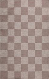 Rook Checkerboard Non-slip Machine-washable Area Rug