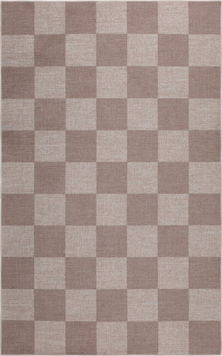 Rook Checkerboard Non-slip Machine-washable Area Rug