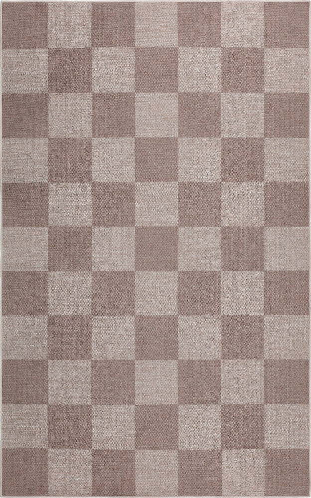 Rook Checkerboard Non-slip Machine-washable Area Rug