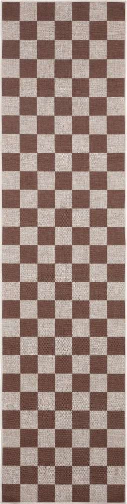 Rook Checkerboard Non-slip Machine-washable Area Rug