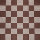 Rook Checkerboard Non-slip Machine-washable Area Rug