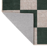 Rook Checkerboard Non-slip Machine-washable Area Rug