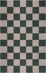 Rook Checkerboard Non-slip Machine-washable Area Rug