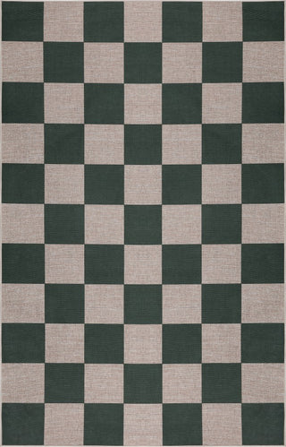 Rook Checkerboard Non-slip Machine-washable Area Rug