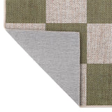 Rook Checkerboard Non-slip Machine-washable Area Rug
