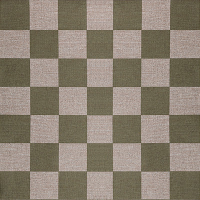 Rook Checkerboard Non-slip Machine-washable Area Rug