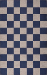 Rook Checkerboard Non-slip Machine-washable Area Rug