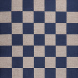 Rook Checkerboard Non-slip Machine-washable Area Rug