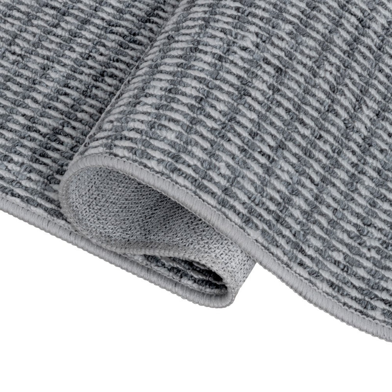 Holly Heathered Tonal Textured Non-slip Machine-washable Area Rug