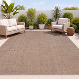 Holly Heathered Tonal Textured Non-slip Machine-washable Area Rug