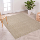 Holly Heathered Tonal Textured Non-slip Machine-washable Area Rug